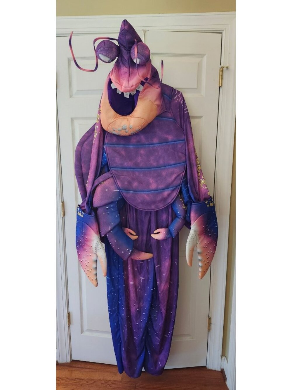 Men Disney Moana Tamatoa Adult Halloween Costume Size 2X NO BOOT COVERS